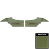 PUI Interiors 1971 Oldsmobile Cutlass S 2-Door Sedan SedanJade Green Rear Door Panels - 71CD192CT