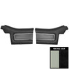 PUI Interiors 1972 Cutlass Supreme Convertible Pre-Assembled White and Black Rear Door Panels - 71CD371V-P