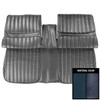 PUI Interiors 1971-1972 Oldsmobile Cutlass Supreme Blue Front Bench Seat Cover - 71CS09B1