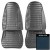 PUI Interiors 1971-75 Pontiac Firebird Standard Blue Front Bucket Seat Covers - 71ES09U