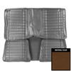 PUI Interiors 1971 Pontiac Firebird Deluxe Dark Saddle Front Bucket Seat Covers - 71HS42US