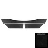 PUI Interiors 1971-72 Buick Skylark/GS Standard Hardtop Pre-Assembled Black Rear Door Panels - 71UDS10C-P