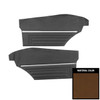 PUI Interiors 1971-1972 Buick Skylark/GS Standard Dark Saddle Rear Door Panels - 71UDS42C