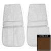 PUI Interiors 1971-1972 Buick Riviera Dark Saddle Front Bucket Seat Covers - 71USR42U