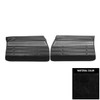 PUI Interiors 1972 Oldsmobile Cutlass S Black Front Door Panels - 72CD102