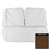 PUI Interiors 1972 Oldsmobile Cutlass Standard Dark Saddle Front Bench Seat Cover - 72CSS42B