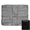 PUI Interiors 1972-1973 Dodge Charger/SE Hardtop Black Rear Cologne Bench Seat Cover - 72KSA10C-1