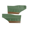 PUI Interiors 1972 Buick Skylark/GS350/Custom Hardtop Dark Green Front Door Panels - 72UDW25C