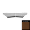 PUI Interiors 1972 Buick Skylark/350/GS Hardtop Dark Saddle Pre-Assembled Rear Door Panels - 72UDW42C-P