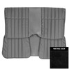 PUI Interiors 1973 Chevrolet Camaro Hardtop Deluxe Black Rear Bench Seat Cover - 73DS10CS