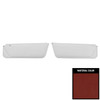 PUI Interiors 1974-1976 Camaro/Firebird Firethorn Sun Visors - 74FV30