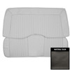 PUI Interiors 1974 Plymouth Cuda/Challenger Hardtop Black Rear Bench Seat Cover - 74KSB10C