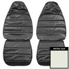 PUI Interiors 1974 Plymouth Roadrunner/Satellite Deluxe White Front Bucket Seat Covers - 74KSR37U