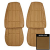 PUI Interiors 1975 Chevrolet Nova 2-Door Sedan Standard Saddle Front Bucket Seat Covers - 75XS36U