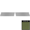 PUI Interiors 1976 Chevrolet Monte Carlo Jade Green Front Door Panels - 76MD19