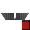 PUI Interiors 1976 Chevrolet Monte Carlo Hardtop Bright Red Rear Door Panels - 76MD32C