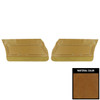 PUI Interiors 1978-1981 Pontiac Firebird Deluxe Camel Front Door Panels - 78HD48