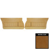 PUI Interiors 1980-1981 Chevrolet Camaro LT/Berlinetta/Custom Vinyl Camel Front Door Panels - 80FDLT48