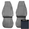PUI Interiors 1982-1985 Chevrolet Camaro Standard Dark Blue Front Bucket Seat Covers - 82FS18U