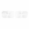 Trim Parts 1956 Chevrolet Full Size Cars Clear Parking Light Lens W/Bowtie, Pair - A1387