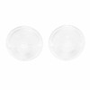 Trim Parts 1957 Chevrolet Full Size Cars Clear Parking Light Lens W/Bowtie, Pair - A1485