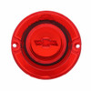 Trim Parts 1963 Chevrolet Full Size Car Red Tail Light Lens w/ Red Bowtie and Trim, Each - A2250T