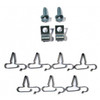 The Right Stuff 1967-72 Mopar A-Body, 11-Piece Fuel Line Clip Set - (ACS011)