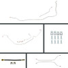 The Right Stuff 1967 GM A-Body, Pre-Bent Manual Front Disc Brake Conversion Line Kit - AOM67C2