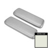 PUI Interiors 1965 Buick Skylark/1965-1967 Chevelle White Rear Armrest Pads - ARP2-37