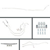 The Right Stuff 1958 Chevrolet Impala/Biscayne, Front Manual Disc Conversion Brake Line Kit - BOM58H2