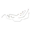 The Right Stuff 1968 Chevrolet Chevelle W/Manual Drums Pre-Bent OE Steel Front Brake Line Kit - CKT6801