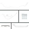 The Right Stuff 1964 Chevrolet Chevelle, OE Steel Front Power Disc Conversion Brake Line Kit - COP64H2