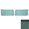 PUI Interiors 1967 Chevrolet Camaro Standard Light Blue Front Door Panels - D202