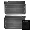 PUI Interiors 1969 Chevrolet Camaro Standard Black Front Door Panels - D220