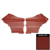 PUI Interiors 1969 Chevrolet Chevelle Hardtop Red Rear Door Panels - D251C