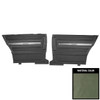 PUI Interiors 1966 Chevrolet Chevelle Hardtop Aqua Rear Door Panels - D285C