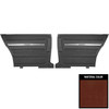 PUI Interiors 1966 Chevrolet Chevelle Hardtop Bronze Rear Door Panels - D286C