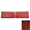 PUI Interiors 1967 Pontiac GTO/Lemans Red Front Door Panels - D431