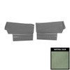 PUI Interiors 1970 Pontiac GTO/Lemans Sport Convertible Dark Metallic Green Rear Door Panels - D464V