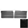 PUI Interiors 1969 Pontiac Firebird Standard Black Front Door Panels - D600