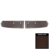 PUI Interiors 1968 Ford Mustang Standard Maroon Front Door Panels - D684