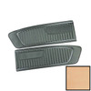 PUI Interiors 1968 Ford Mustang Standard Parchment Front Door Panels - D685
