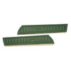 PUI Interiors 1973 Chevrolet Camaro Standard Dark Green Front Door Panels - D739-1