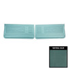 PUI Interiors 1967 Chevrolet Chevelle Light Blue Gold Edition Front Door Panels - DO232