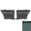 PUI Interiors 1966 Chevrolet Chevelle Hardtop 2 Tone Blue Gold Edition Rear Door Panels - DO287C
