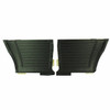 PUI Interiors 1964 Pontiac GTO/Lemans Hardtop Black Gold Edition Rear Door Panels - DO400C