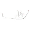 The Right Stuff 1970-73 Mopar E-Body W/Manul Drum, Pre-Bent OE Steel Front Brake Line Kit - EKT7006