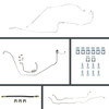 The Right Stuff 1968 Chevrolet Camaro, Pre-Bent OE Steel Disc Brake Conversion Brake Line Kit - FSM68H2