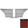 PUI Interiors 1967 Camaro/Firebird Hardtop Standard Pre-Assembled Red Rear Door Panels - PD201C
