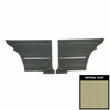 PUI Interiors 1967 Pontiac Firebird Hardtop Standard Pre-Assembled Parchment Rear Door Panels - PD204C